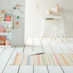 Dunelm Exclusive Ziggy Washable Rug Patterned, Rugs, Ziggy Natural Multi -Eve Home And Furniture Shop 1000172327 alt02