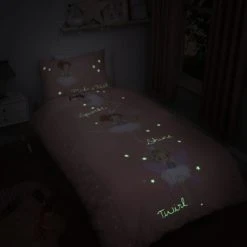 Catherine Lansfield Make A Wish Glow in The Dark Single Duvet Cover and Pillowcase Set Reversible, Polycotton, Duvet Cover Sets 10 Catherine Lansfield Make A Wish Glow in The Dark Single Duvet Cover and Pillowcase Set Reversible, Polycotton, Duvet Cover Sets -Eve Home And Furniture Shop 1000180323 alt01