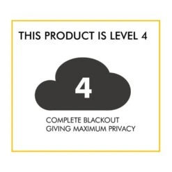 Catherine Lansfield Make A Wish Stars Blackout Eyelet Curtains Patterned, Polycotton -Eve Home And Furniture Shop 1000180325 alt04