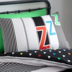 Catherine Lansfield Sleep Glow In The Dark Duvet Cover and Pillowcase Set Patterned, Duvet Cover Sets, MultiColoured -Eve Home And Furniture Shop 1000180330 alt02