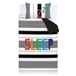 Catherine Lansfield Sleep Glow In The Dark Duvet Cover and Pillowcase Set Patterned, Duvet Cover Sets, MultiColoured -Eve Home And Furniture Shop 1000180330 alt04