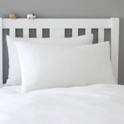 Dunelm Mini Waffle White 100% Cotton Duvet Cover and Pillowcase Set Duvet Cover Sets -Eve Home And Furniture Shop 1000180804 alt01