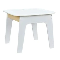 Dunelm Kids White Table and Chair Set Plain, Kids Tables, Wood -Eve Home And Furniture Shop 1000180809 alt03