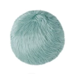 Dunelm Kids Skylar Pale Blue Mongolian Faux Fur Lounger Beanbags, Acrylic -Eve Home And Furniture Shop 1000180868 alt02