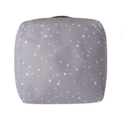 Dunelm Grey Stars Bean Cube Patterned, Beanbags, Cotton -Eve Home And Furniture Shop 1000180873 alt02