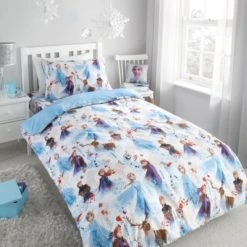 Disney Frozen 2 Reversible Duvet Cover and Pillowcase Set Polycotton, Kids, Duvet Cover Sets -Eve Home And Furniture Shop 1000181686 alt01