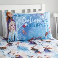 Disney Frozen 2 Reversible Duvet Cover and Pillowcase Set Polycotton, Kids, Duvet Cover Sets -Eve Home And Furniture Shop 1000181686 alt02