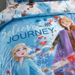 Disney Frozen 2 Reversible Duvet Cover and Pillowcase Set Polycotton, Kids, Duvet Cover Sets -Eve Home And Furniture Shop 1000181686 alt04