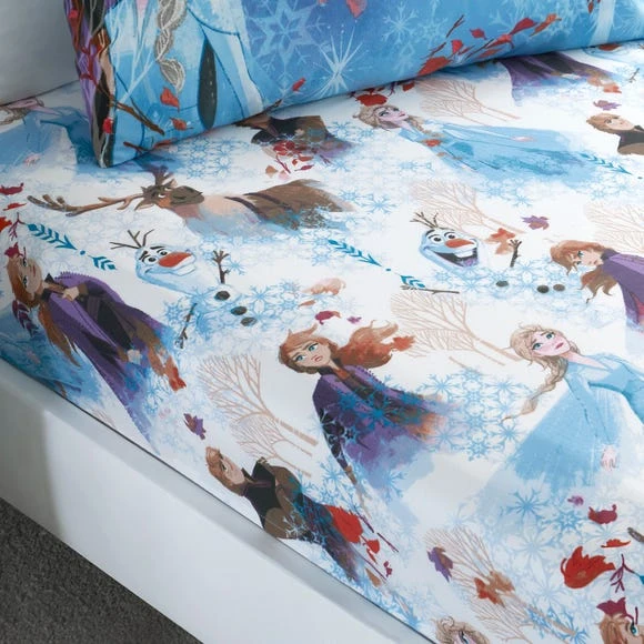 Disney Frozen 2 Multicoloured Fitted Sheet Patterned, Polycotton, Fitted Sheets 2 Disney Frozen 2 Multicoloured Fitted Sheet Patterned, Polycotton, Fitted Sheets - Image 2