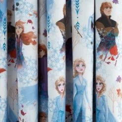 Disney Frozen 2 Blackout Pencil Pleat Curtains MultiColoured, Patterned, Polycotton 9 Disney Frozen 2 Blackout Pencil Pleat Curtains MultiColoured, Patterned, Polycotton -Eve Home And Furniture Shop 1000181688 alt02