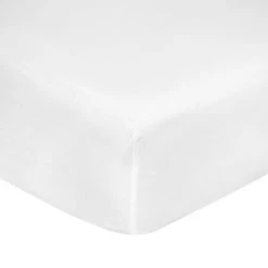 The Edited Life Pack of 2 100% Organic Cotton Fitted Sheets Plain -Eve Home And Furniture Shop 1000182121 main 1