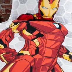Disney Marvel Iron Man Reversible Duvet Cover and Pillowcase Set Duvet Cover Sets, Patterned, Polycotton -Eve Home And Furniture Shop 1000182134 alt03