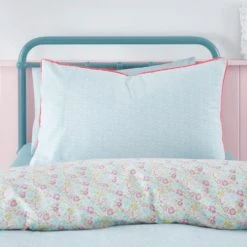 Dunelm Petit Fleur Pink 100% Cotton Duvet Cover and Pillowcase Set Reversible, Duvet Cover Sets, Floral -Eve Home And Furniture Shop 1000182137 alt03