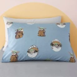 Star Wars Baby Grogu™ 100% Cotton Duvet Cover and Pillowcase Set MultiColoured, Reversible, Duvet Cover Sets -Eve Home And Furniture Shop 1000182140 alt04