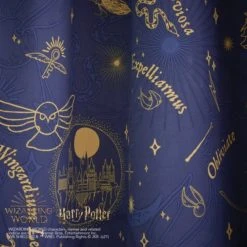 Harry Potter Hogwarts Blackout Pencil Pleat Curtains Polyester, MultiColoured, Patterned 7 Harry Potter Hogwarts Blackout Pencil Pleat Curtains Polyester, MultiColoured, Patterned -Eve Home And Furniture Shop 1000182164 alt01