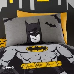Batman Single Reversible Duvet Cover and Pillowcase Set Patterned, Polycotton, Duvet Cover Sets 9 Batman Single Reversible Duvet Cover and Pillowcase Set Patterned, Polycotton, Duvet Cover Sets -Eve Home And Furniture Shop 1000182229 alt02
