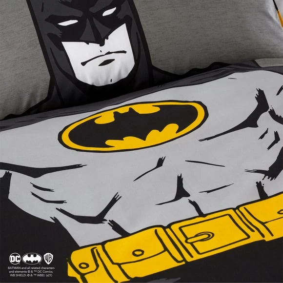 Batman Single Reversible Duvet Cover and Pillowcase Set Patterned, Polycotton, Duvet Cover Sets 6 Batman Single Reversible Duvet Cover and Pillowcase Set Patterned, Polycotton, Duvet Cover Sets - Image 6