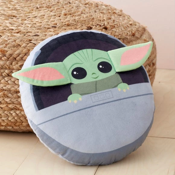 Disney Star Wars Baby Grogu™ 3D Cushion Patterned, Polyester, Kids Cushion 2 Disney Star Wars Baby Grogu™ 3D Cushion Patterned, Polyester, Kids Cushion - Image 2