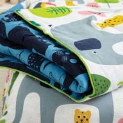 Coverless Elements Jungle 100% Cotton 4 Tog Cot Quilt Boho, Duvets, Patterned -Eve Home And Furniture Shop 1000182250 alt02