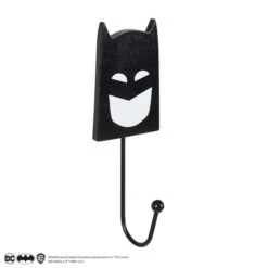 Batman Pack of 3 Wall Hooks Patterned, Wood -Eve Home And Furniture Shop 1000182396 alt03