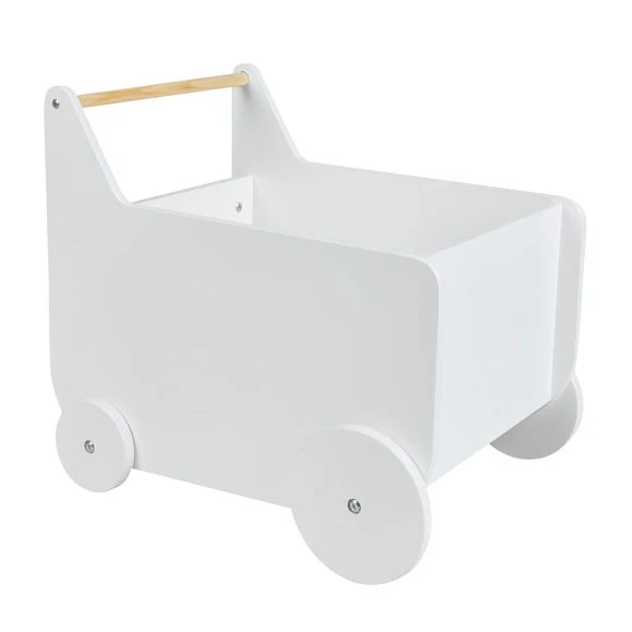 Dunelm Kids White Storage Cart Wood, Plain, Natural History Museum Modern Skandi 5 Dunelm Kids White Storage Cart Wood, Plain, Natural History Museum Modern Skandi - Image 5