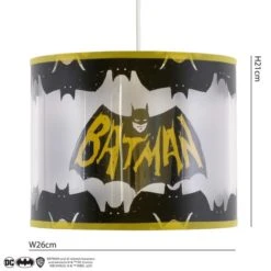 Batman Light Shade Polypropylene, Light Shades, Patterned -Eve Home And Furniture Shop 1000183760 alt03