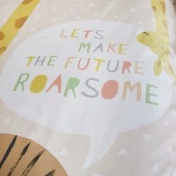 Catherine Lansfield Roarsome Animals Reverisble Duvet Cover and Pillowcase Set Polycotton, Duvet Cover Sets, MultiColoured -Eve Home And Furniture Shop 1000184233 alt02