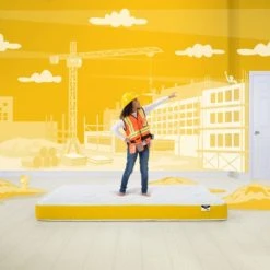 Jay-Be JayBe Simply Kids Medium Anti Allergy Foam Free Pocket Sprung Mattress Temperature Regulating, White, Plain 7 Jay-Be JayBe Simply Kids Medium Anti Allergy Foam Free Pocket Sprung Mattress Temperature Regulating, White, Plain -Eve Home And Furniture Shop 1000184598 alt06