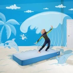 Jay-Be JayBe Simply Kids Medium Waterproof Foam Free Open Coil Mattress Made in the UK, Arrives in a Box, Light Blue 16 Jay-Be JayBe Simply Kids Medium Waterproof Foam Free Open Coil Mattress Made in the UK, Arrives in a Box, Light Blue -Eve Home And Furniture Shop 1000184600 alt06