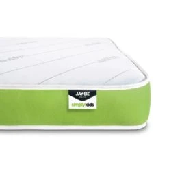 Jay-Be JayBe Simply Kids Medium Anti Allergy Foam Free Open Coil Mattress Arrives in a Box, White, Polyester -Eve Home And Furniture Shop 1000184601 alt01