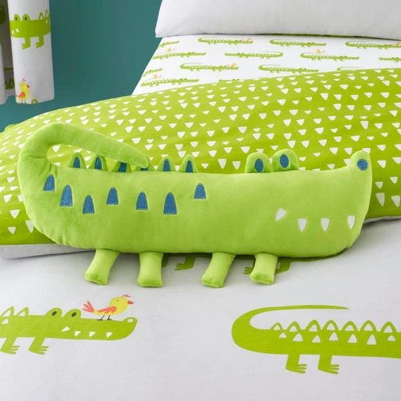 1000185006_main.jpg Cosatto Crocodile Smiles Cushion Animals, Polyester, Kids Cushion -Eve Home And Furniture Shop 1000185006 main