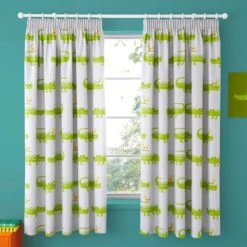 Cosatto Crocodile Smiles Pencil Pleat Curtains Patterned, Cotton 7 Cosatto Crocodile Smiles Pencil Pleat Curtains Patterned, Cotton -Eve Home And Furniture Shop 1000185008 alt01