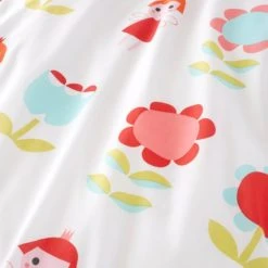 Cosatto Fairy Garden 100% Cotton Reversible Duvet Cover and Pillowcase Set MultiColoured, Printed, Animals -Eve Home And Furniture Shop 1000185013 alt02
