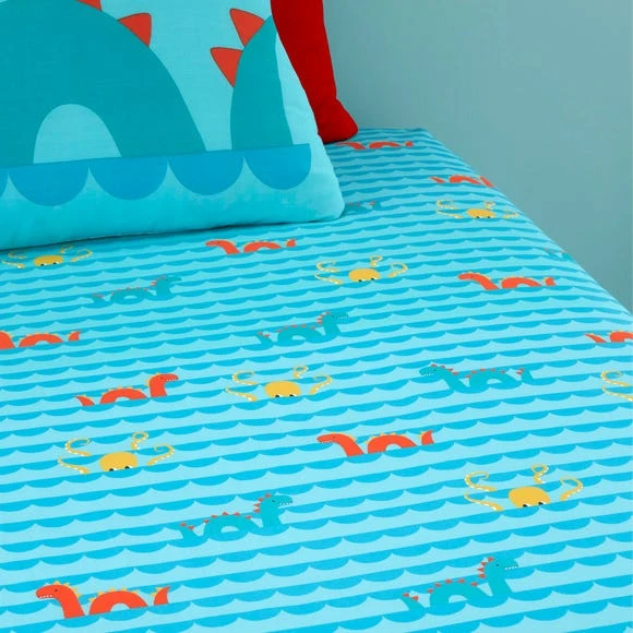 Cosatto Sea Monsters 100% Cotton Fitted Sheet Twin Pack Patterned, Fitted Sheets, MultiColoured 3 Cosatto Sea Monsters 100% Cotton Fitted Sheet Twin Pack Patterned, Fitted Sheets, MultiColoured - Image 3