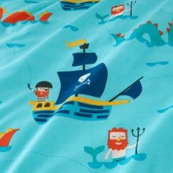 Cosatto Sea Monsters 100% Cotton Reversible Duvet Cover and Pillowcase Set Printed, MultiColoured, Animals -Eve Home And Furniture Shop 1000185017 alt03