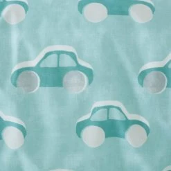 Dunelm Retro Cars Blue 100% Cotton Reversible Duvet Cover and Pillowcase Set Duvet Cover Sets, Light Blue, Patterned -Eve Home And Furniture Shop 1000186780 alt04