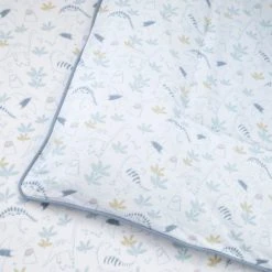Dunelm Coverless Doodle Dino Blue 100% Cotton 4 Tog Cot Bed / Toddler Quilt Kids Quilts, Animals -Eve Home And Furniture Shop 1000186792 alt02