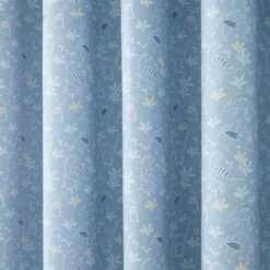Dunelm Doodle Dino Blue Blackout Eyelet Curtains Light Blue, Dinosaur, Patterned 9 Dunelm Doodle Dino Blue Blackout Eyelet Curtains Light Blue, Dinosaur, Patterned -Eve Home And Furniture Shop 1000186793 alt02