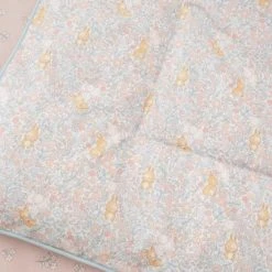 Dunelm Coverless Ditsy Bunny Pink 100% Cotton 4 Tog Cot Bed / Toddler Quilt Animals, Kids Quilts -Eve Home And Furniture Shop 1000186797 alt01