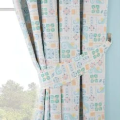 Disney Moana Blackout Pencil Pleat Curtains Cotton, MultiColoured, Patterned -Eve Home And Furniture Shop 1000186810 alt03