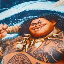 Disney Moana Maui 100% Cotton Reversible Duvet Cover and Pillowcase Set Patterned, Duvet Cover Sets, MultiColoured -Eve Home And Furniture Shop 1000186811 alt05