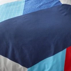 Dunelm Bold Geometric 100% Cotton Reversible Duvet Cover and Pillowcase Set MultiColoured, Duvet Cover Sets -Eve Home And Furniture Shop 1000186821 alt04