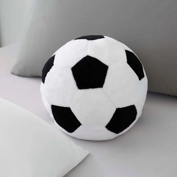Dunelm Football Striker 3D Cushion Polyester, Patterned, Kids Cushion 1 Dunelm Football Striker 3D Cushion Polyester, Patterned, Kids Cushion