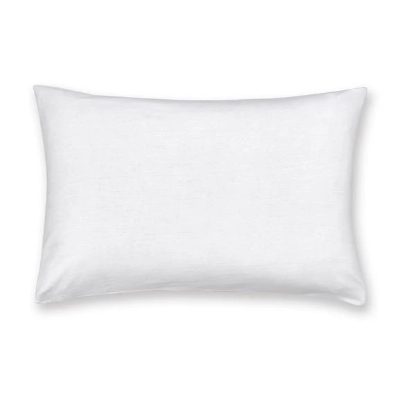 30251576.jpg Dunelm Jersey White 100% Cotton Cot Bed / Toddler Pillowcase Pillowcases, Plain -Eve Home And Furniture Shop 30251576