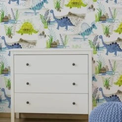 Dunelm Roar! Dinosaur Wallpaper Kids