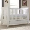Tutti Bambini White Lucas Cot Bed Wood, Kids Cots
