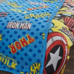 Disney Marvel Comics Fleece Blanket Polyester, Blankets & Throws, Character