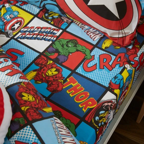 Disney Marvel Comics Fitted Sheet Polycotton, Pink, Fitted Sheets 1 Disney Marvel Comics Fitted Sheet Polycotton, Pink, Fitted Sheets
