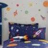 Dunelm Space Wall Stickers Kids, Canvases Prints and Wall Art, Plastic