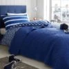 Dunelm Blue Stars Bedspread Quilted, Bedspreads & Runners, Polyester